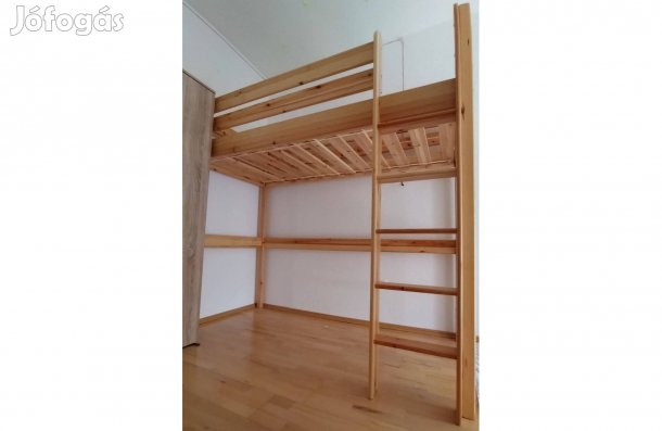 Fenyő Galériaágy eladó 90x200 RS, újszerű