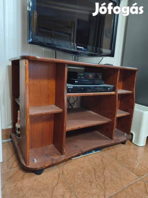 Fenyő TV állvány eladó - Kikol, cseresznye pácos