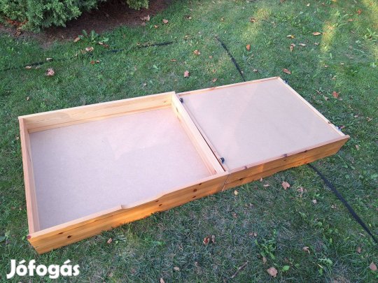 Fenyő, ágy alatti ágyneműtartó