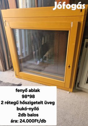 Fenyő ablak 98*98
