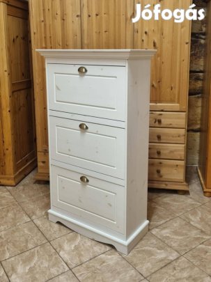 Fenyő cipősszekrény 80x136x36