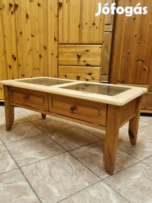 Fenyő dohányzóasztal 100x43x50