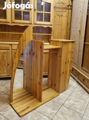 Fenyő előszobaszekrény 120x124x35