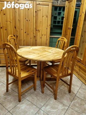Fenyő étkező garnitúra 105x73x105