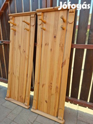 Fenyő fogas előszobafal