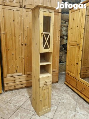 Fenyő fürdőszoba szekrény 30x176x31