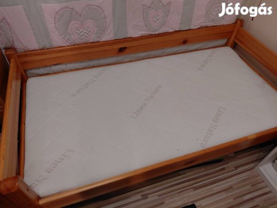 Fenyő gyerekágy matraccal 160x80cm