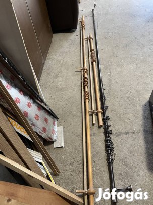 Fenyő hatású 3m hosszú karnis szett