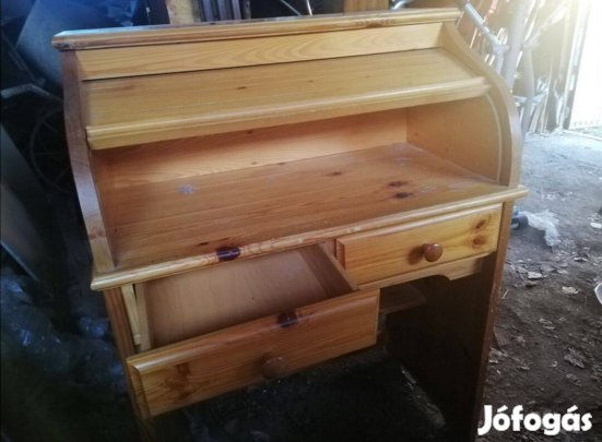 Fenyő iróasztal, komód