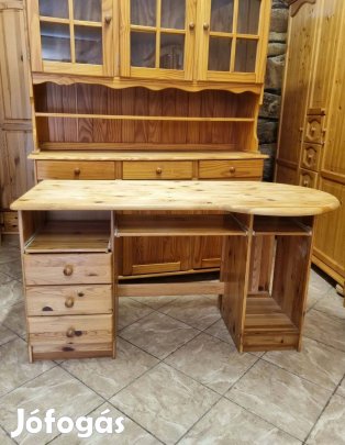 Fenyő íróasztal,számítógépasztal 145x75x61