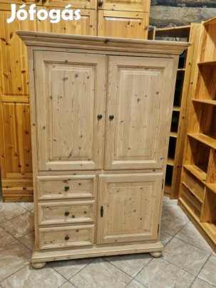 Fenyő kis szekrény 107x161x61