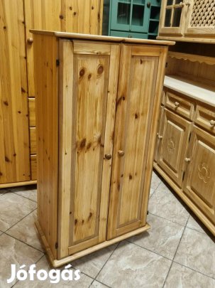 Fenyő kis szekrény 64x121x38