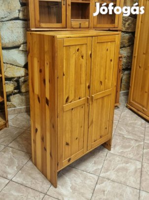 Fenyő kis szekrény 70x118x39