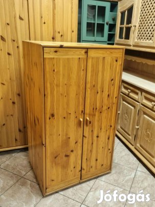 Fenyő kis szekrény 72x128x55