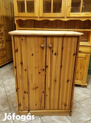 Fenyő kis szekrény 78x110x39