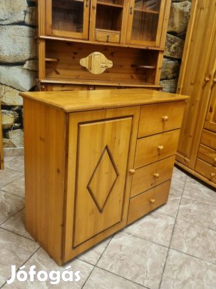 Fenyő komód 103x84x40