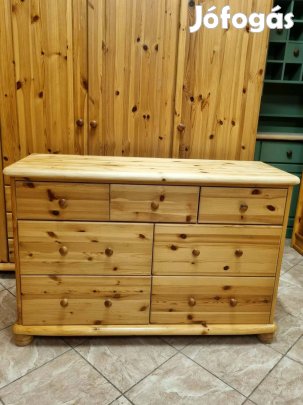Fenyő komód 120x79x42