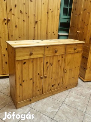Fenyő komód 120x86x35