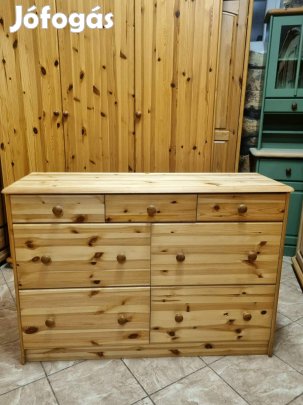 Fenyő komód 123x84x39