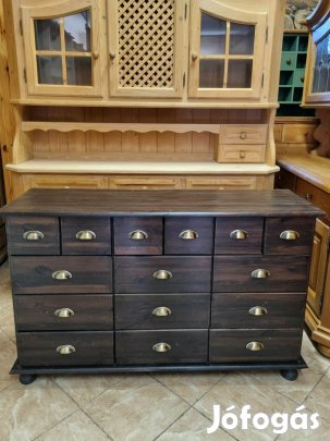 Fenyő komód 133x82x39