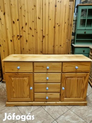 Fenyő komód 135x82x40