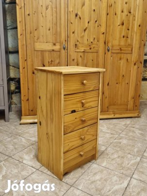 Fenyő komód 44x80x34