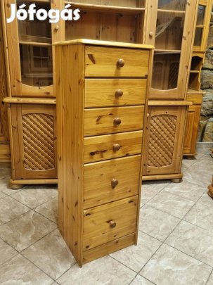 Fenyő komód 45x127x40