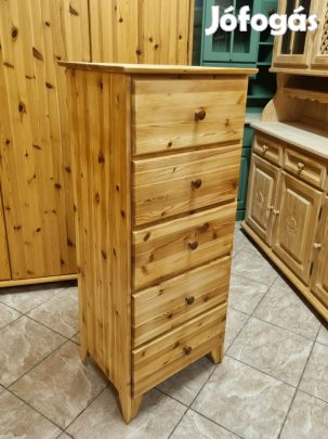 Fenyő komód 54x126x42