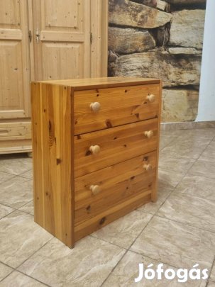 Fenyő komód 62x71x31