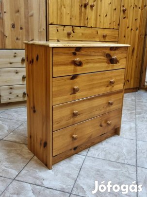 Fenyő komód 70x74x32