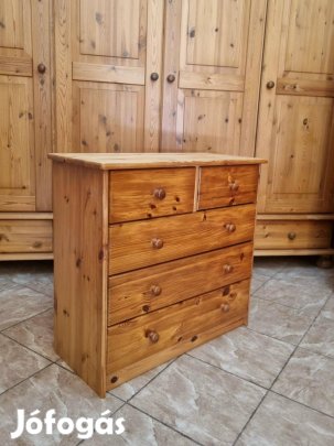 Fenyő komód 71x70x39