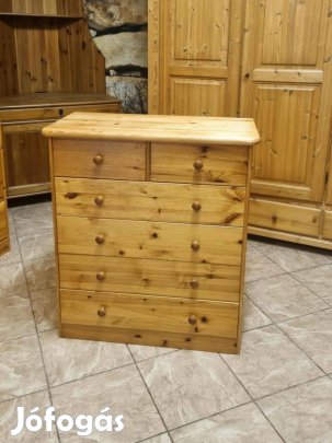Fenyő komód 78x89x38