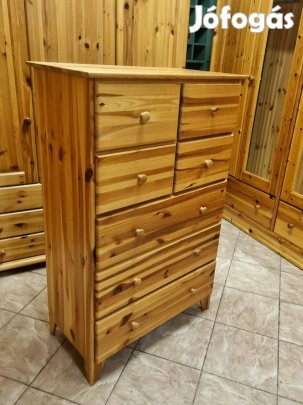 Fenyő komód 80x126x42