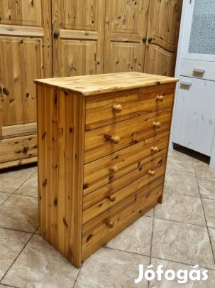 Fenyő komód 80x88x38