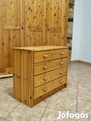 Fenyő komód 81x67x39