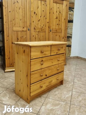 Fenyő komód 81x76x38