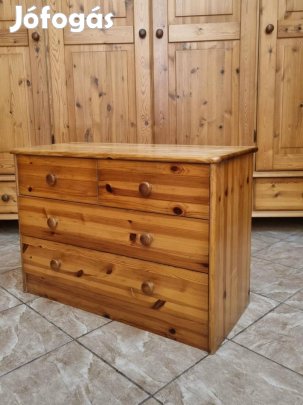 Fenyő komód 82x56x35