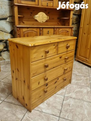 Fenyő komód 82x72x37