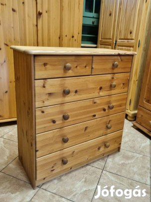Fenyő komód 82x86x37