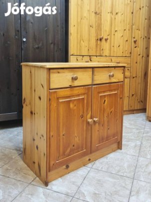 Fenyő komód 83x83x40