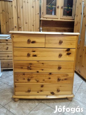 Fenyő komód 83x92x40