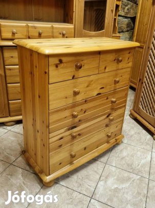 Fenyő komód 84x92x40