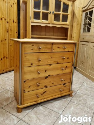 Fenyő komód 85x87x39