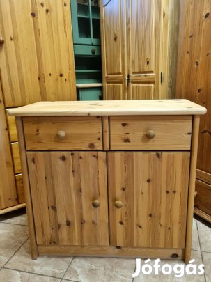 Fenyő komód 87x80x40