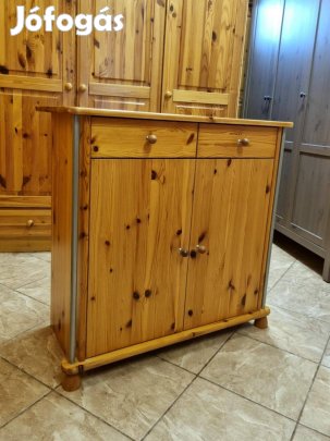 Fenyő komód 87x85x40