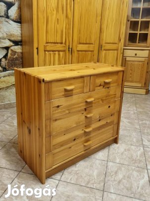 Fenyő komód 88x80x42