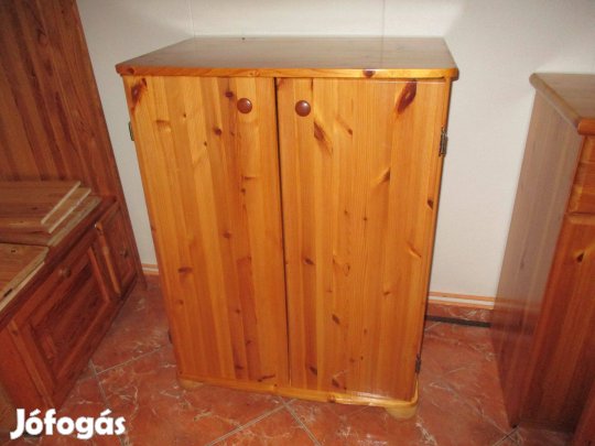 Fenyő komód kis szekrény 75x50x99cm