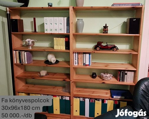 Fenyő könyvespolcok