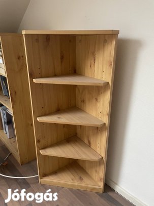 Fenyő polc sarok elem