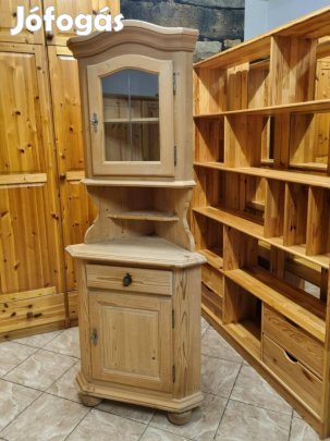 Fenyő sarok tálaló 75x192x45